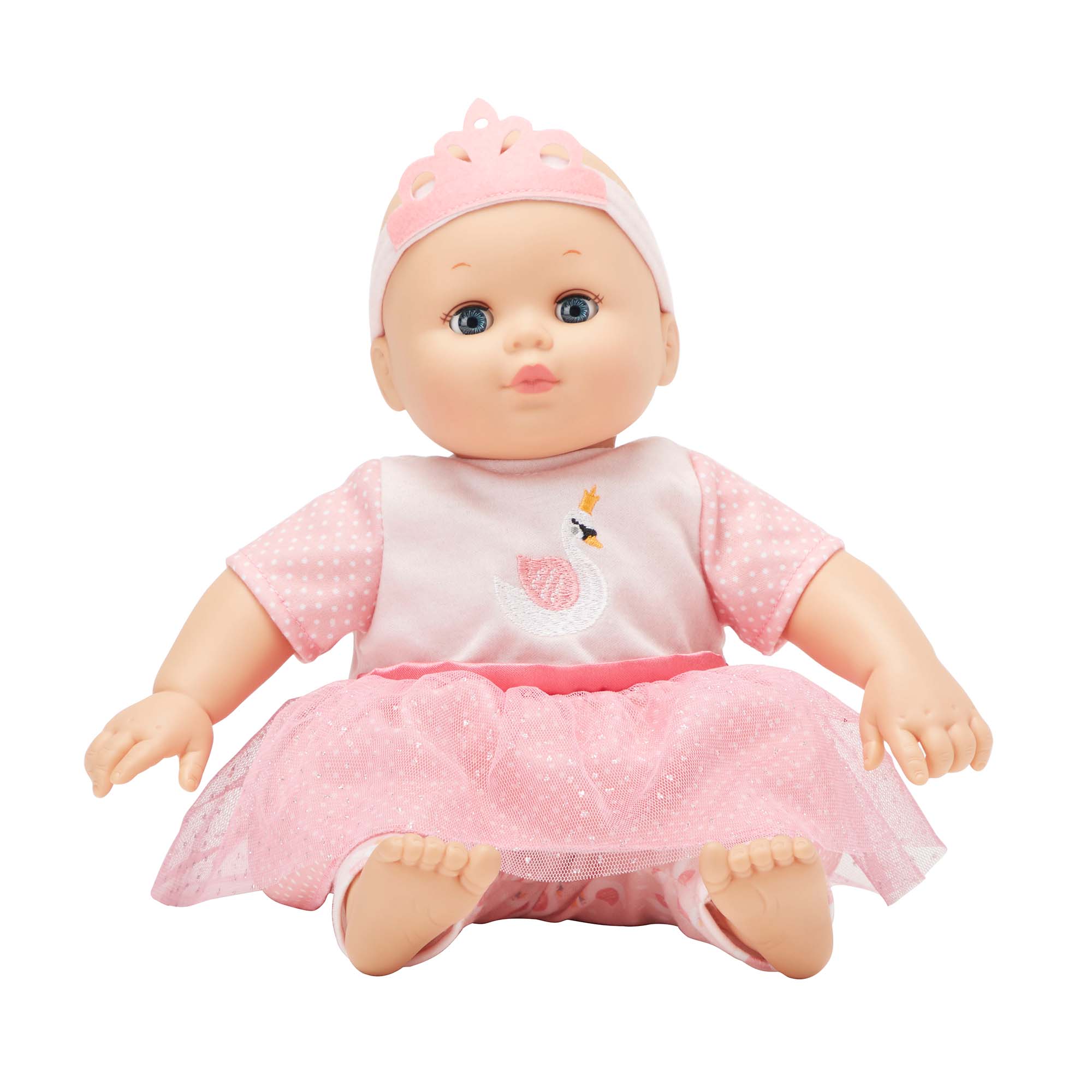 14" Babble Baby®- Pink Swan