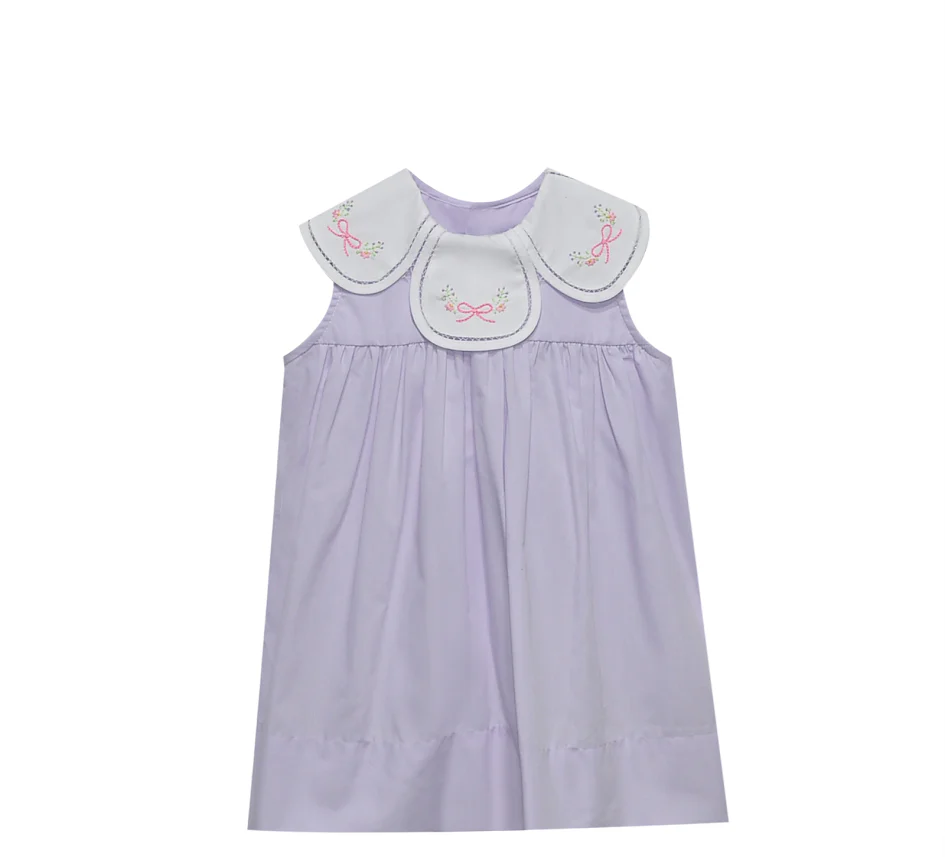 Anna Mae Dress-Violet Vines