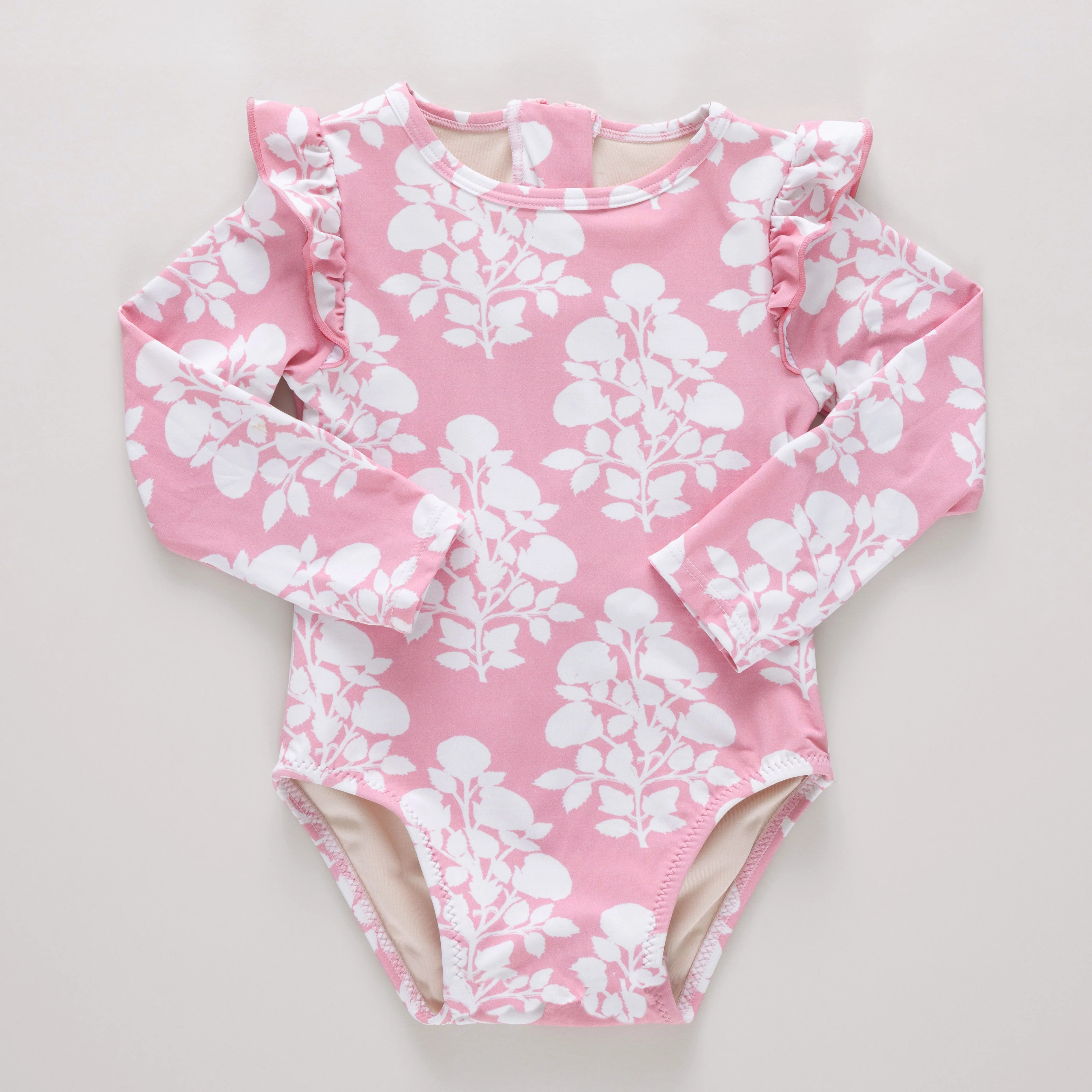 Baby Girls Rachel SwimSuit - Pink Bouquet Floral