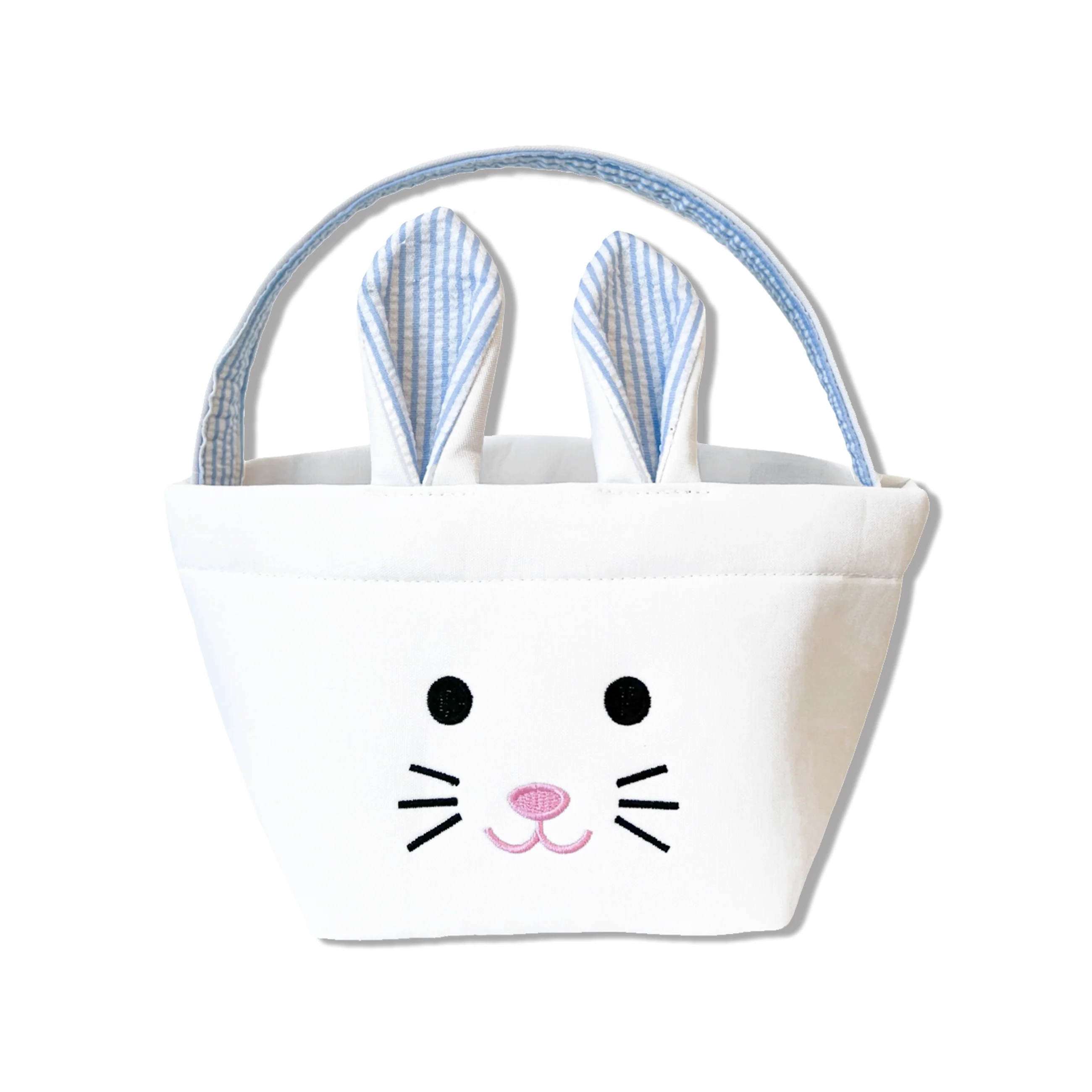 Bits & Bows Bitty Bunny Basket, Blue