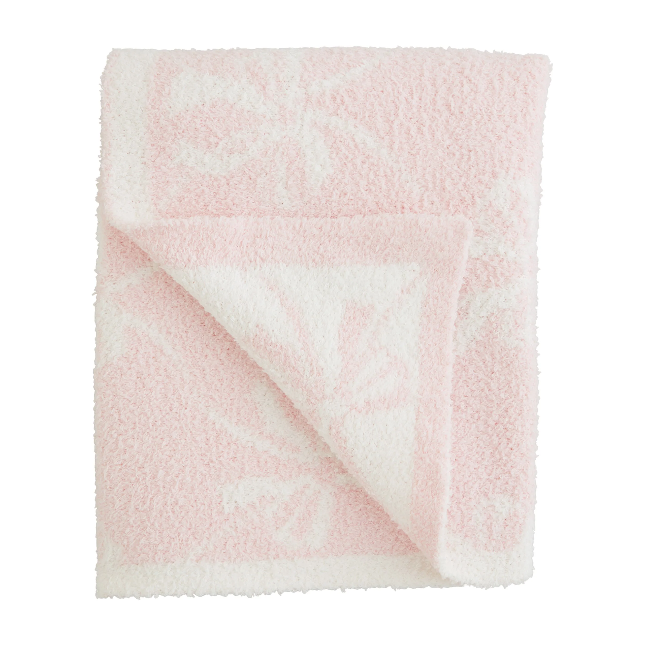 Bow Chenille Baby Blanket