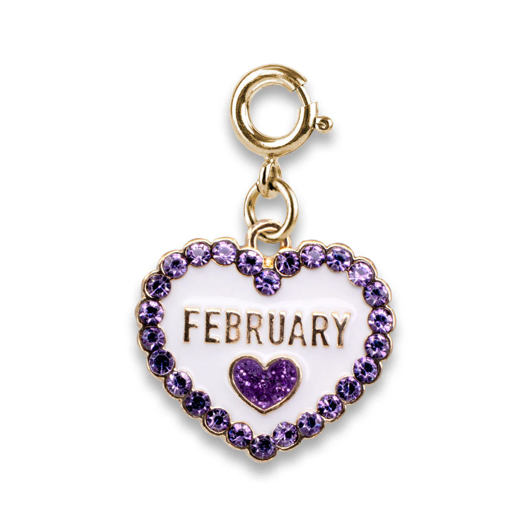 CHARM IT® Gold February Birthstone Charm