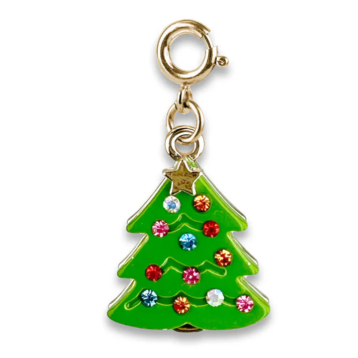 CHARM IT® Gold Green Sparkle Christmas Tree