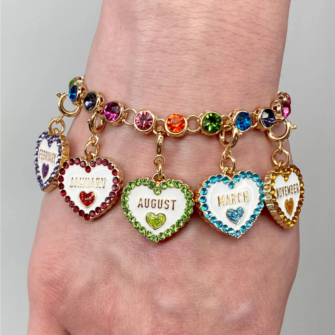 CHARM IT® Gold January Birthstone Charm - Image 2