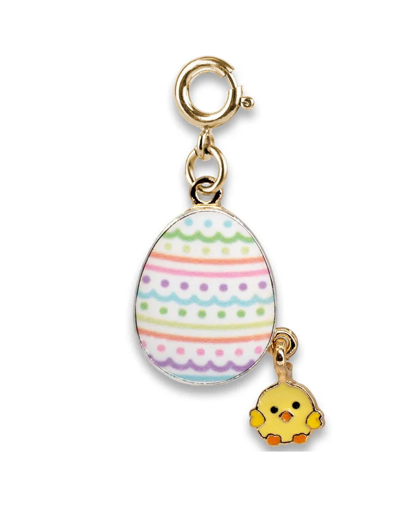 Gold Easter Egg Charm