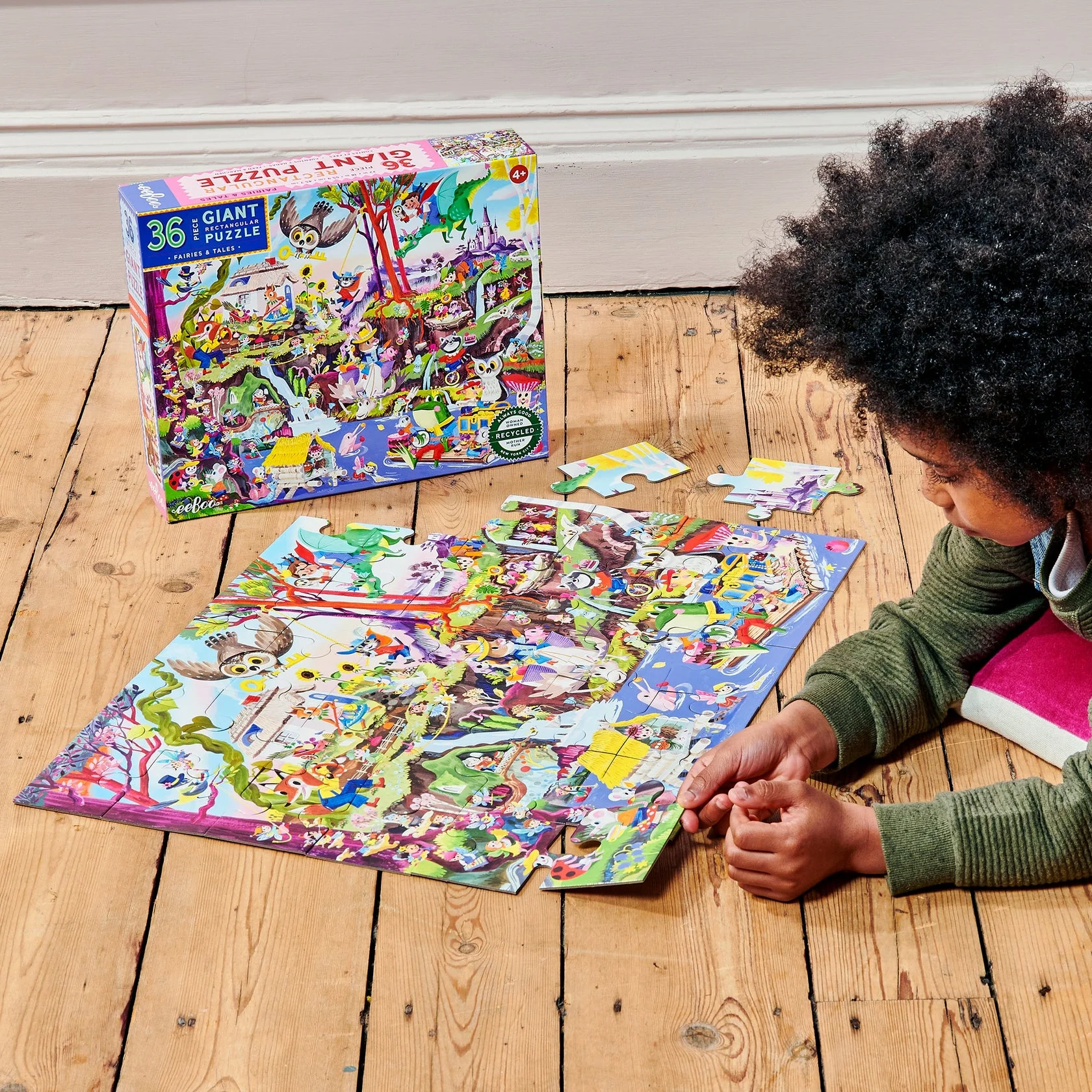Eeboo Fairies & Tales 36 Piece Giant Puzzle - Image 2