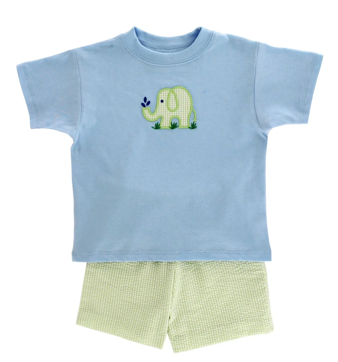 Ele-Fun Times - Boys Short Set