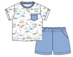 Gone Fishing Tee & Short Set – Baby Club Chic