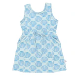 HAMNER HILL Girls Sleeveless Seashell Skort Dress