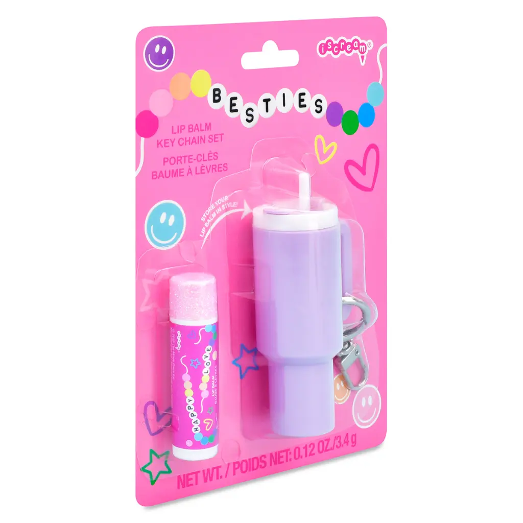 Iscream Besties Lip Balm Key Chain Set - Image 3