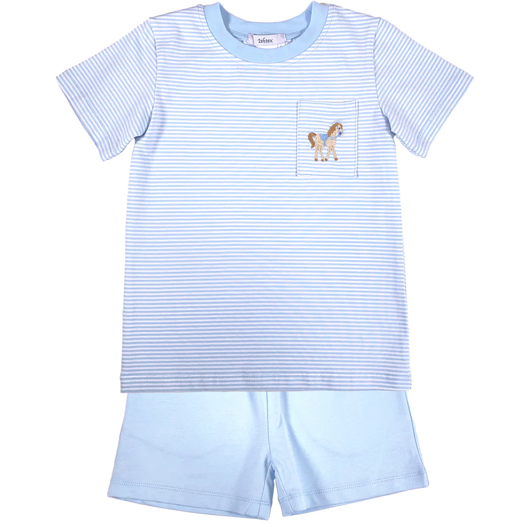 Ishtex HORSE BOYS SHORTS SET