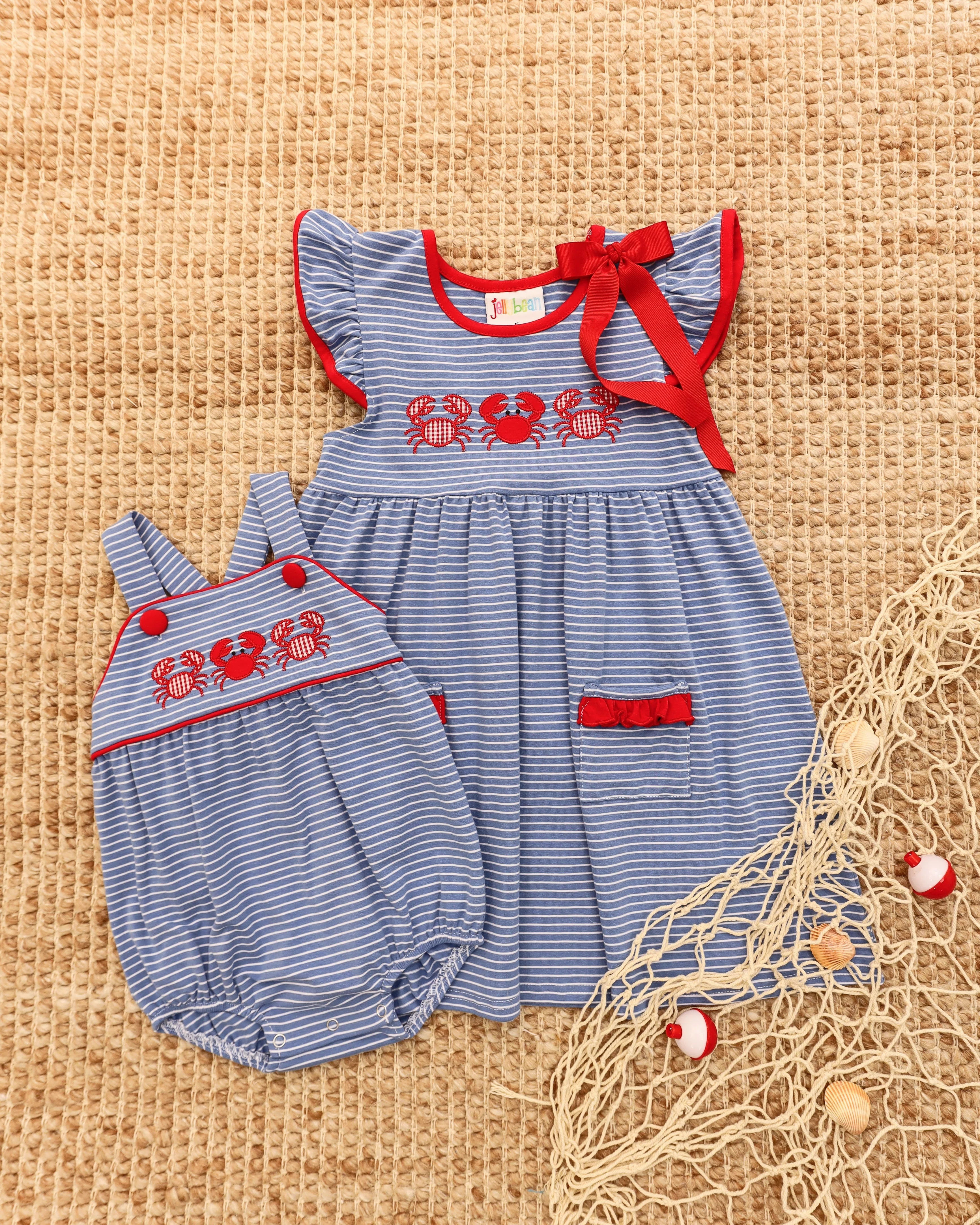 Jellybean Boy Coastal Crabs Sunsuit - Image 5