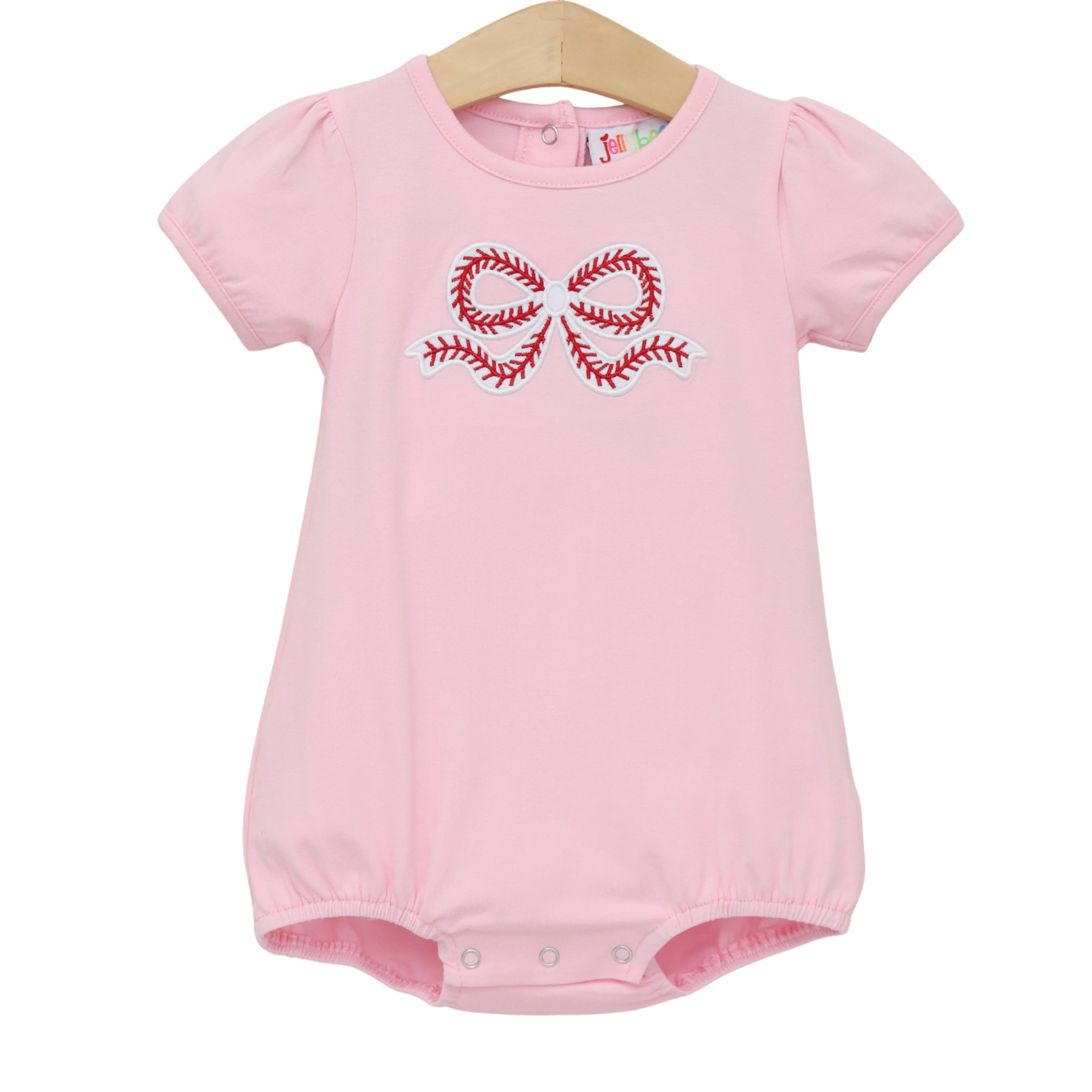 Jellybean Girl Ball Park Bow Bubble
