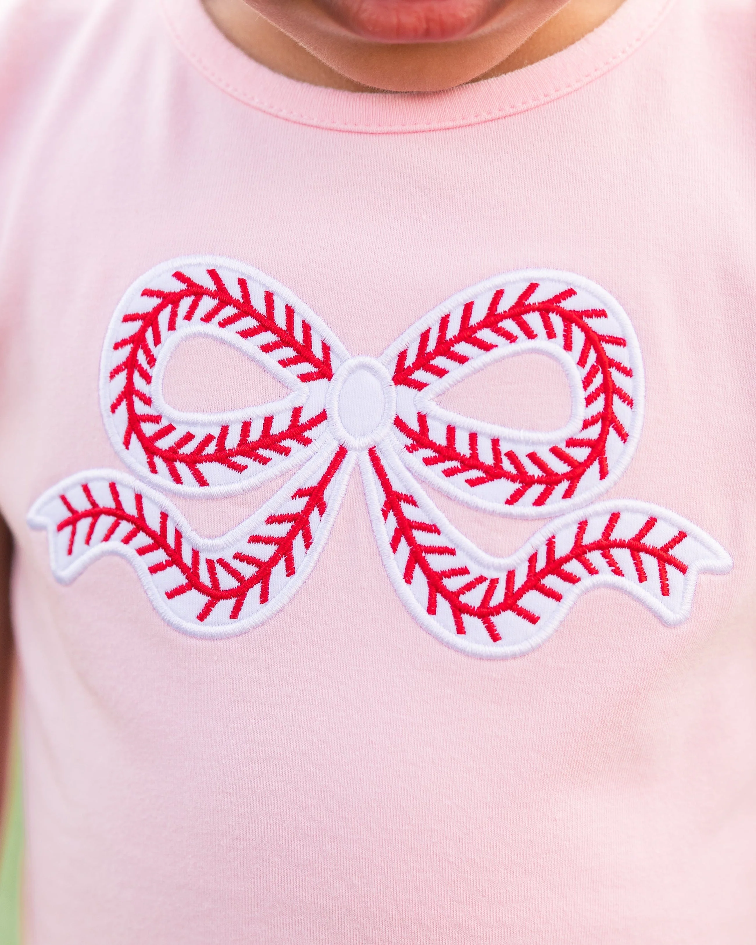 Jellybean Girls Ball Park Bow Ruffle Shirt - Image 5