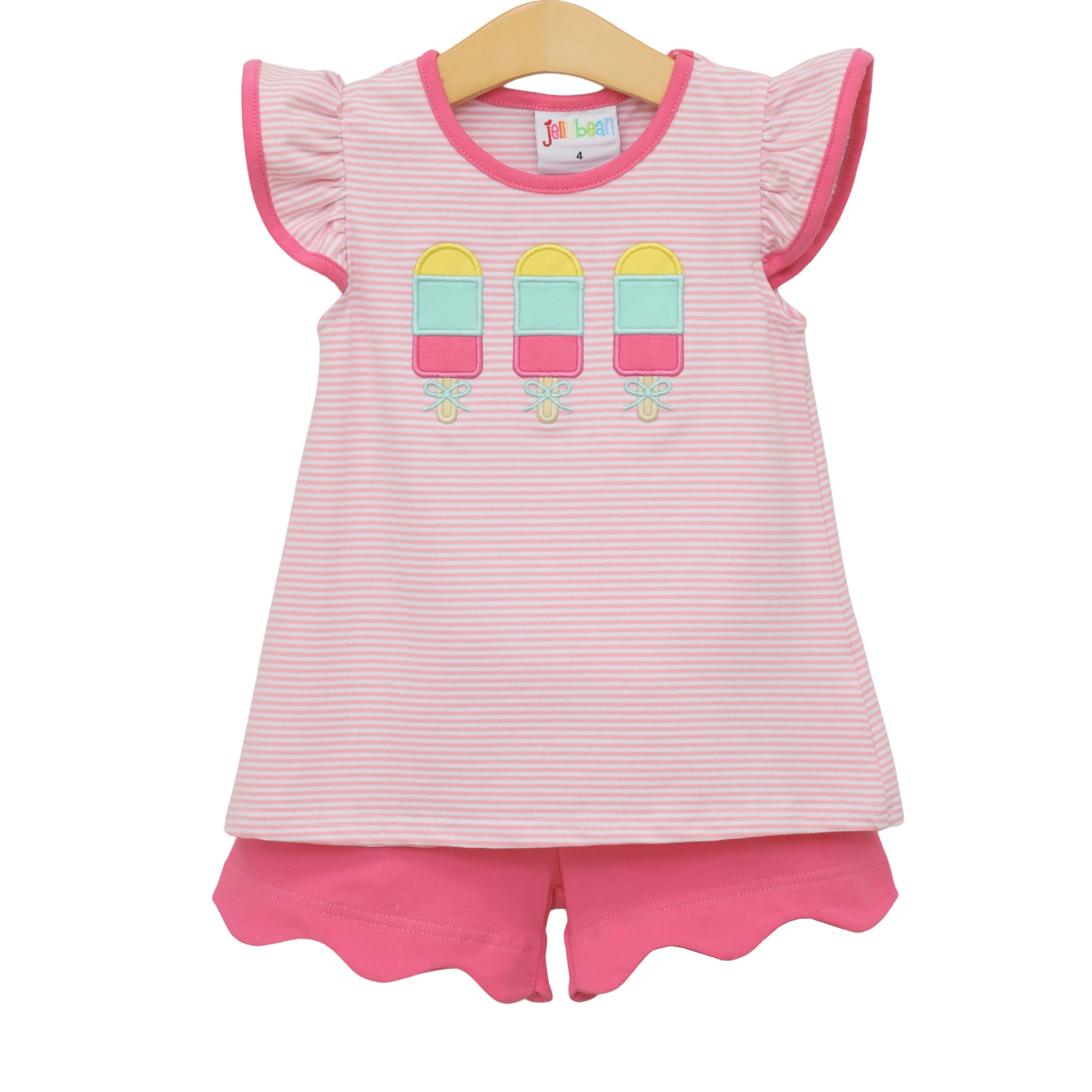 Jellybean Girl's Sunshine Pops Short Set