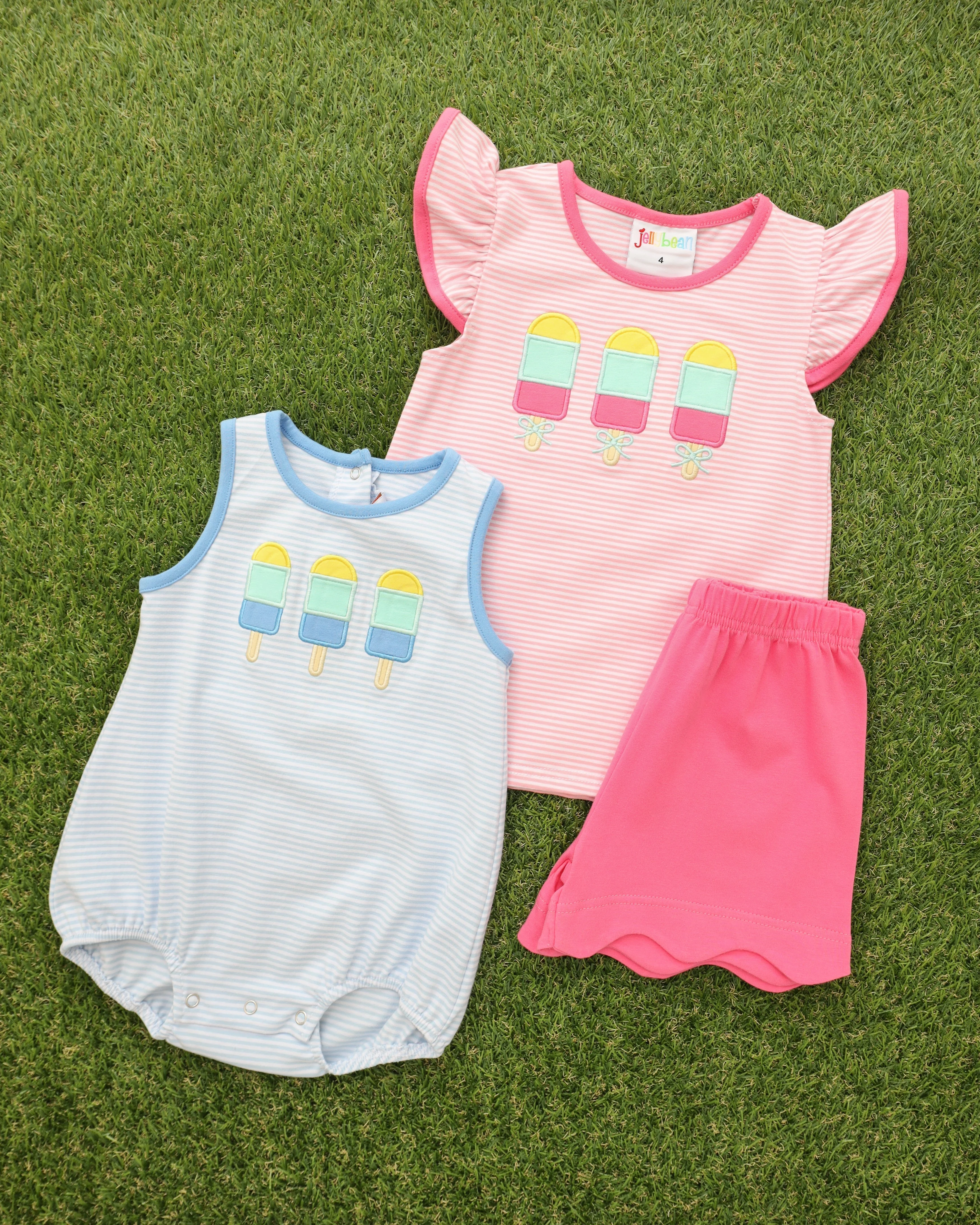 Jellybean Girl's Sunshine Pops Short Set - Image 4