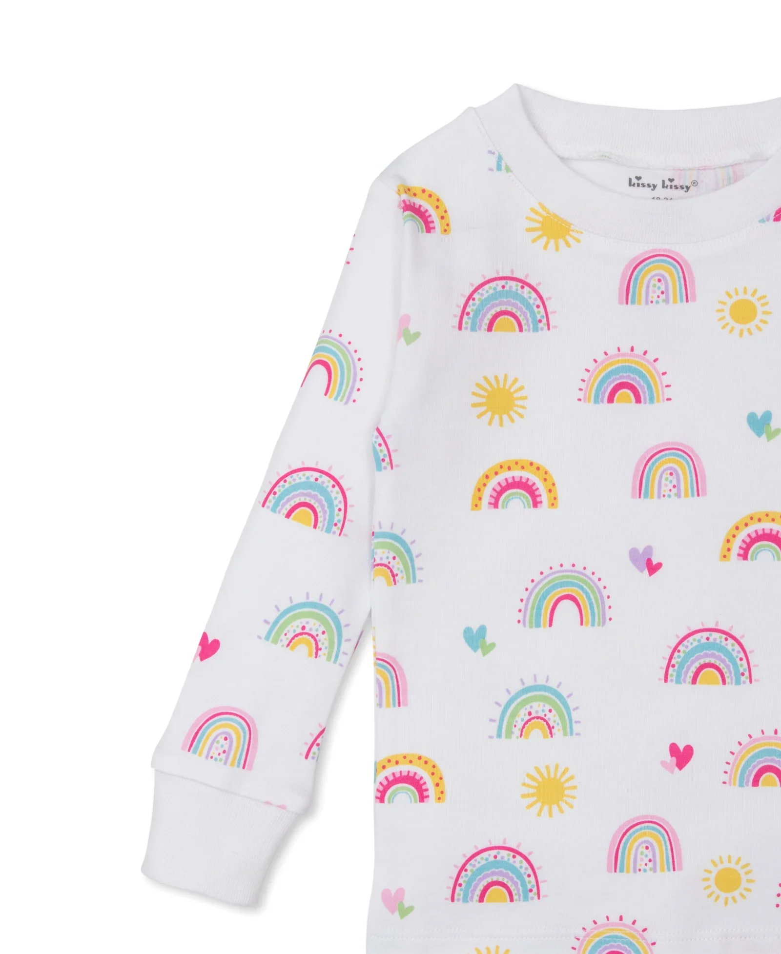 Kissy Kissy PJs Rainbow Sunshine- LONG SLEEVE - Image 3