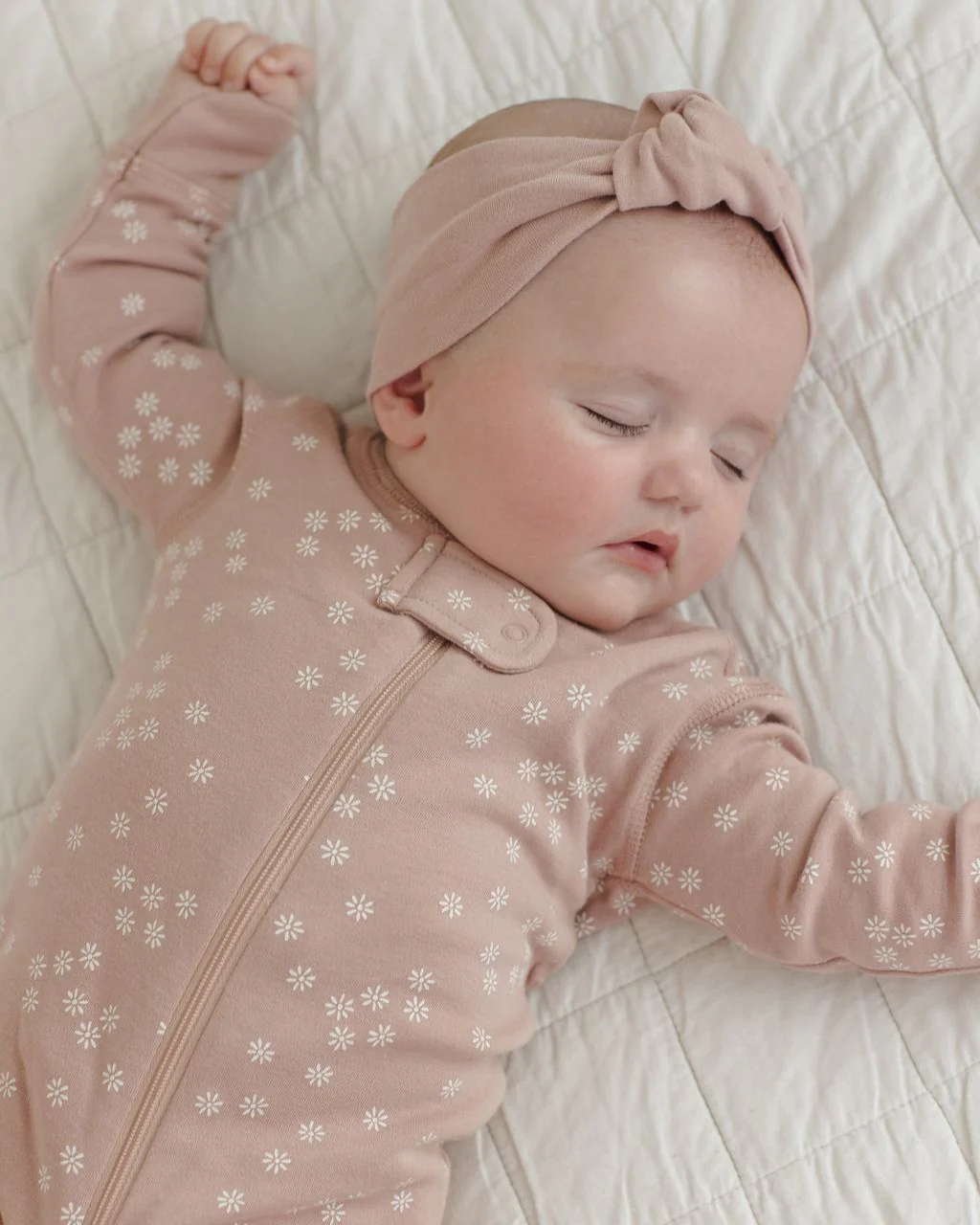 Quincy Mae Knotted Headband || Mauve