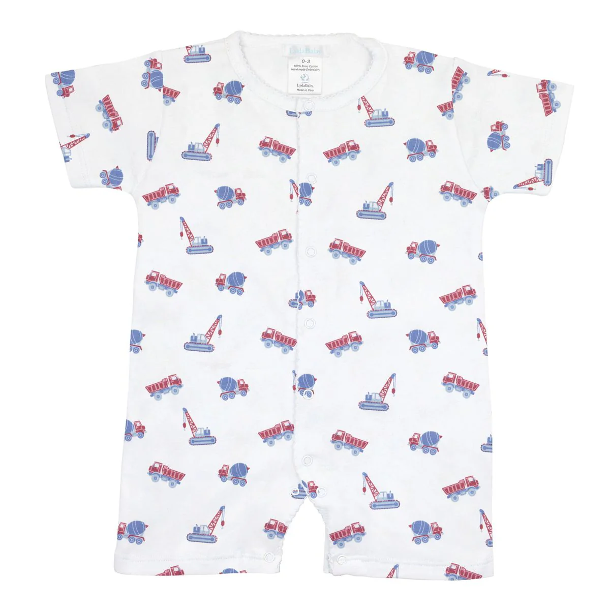 LYDA BABY TRUCKS Boy Romper