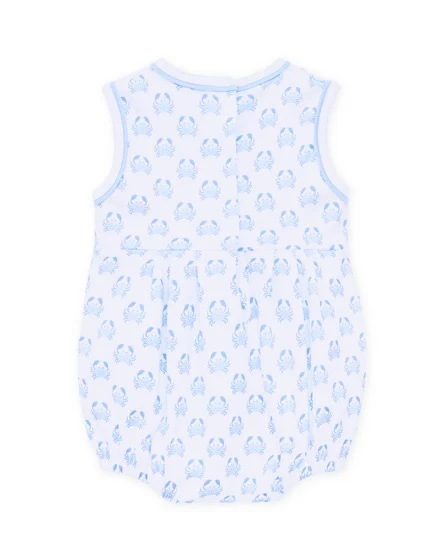 MAGNOLIA BABY Little Crawlers Print Bubble - Light Blue - Image 2