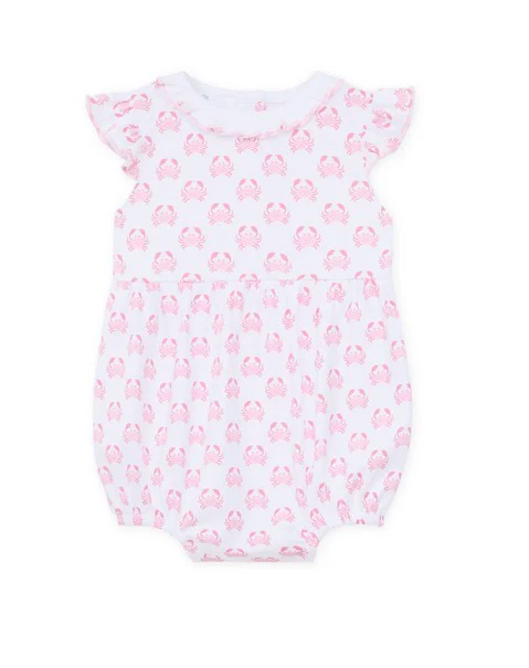 MAGNOLIA BABY Little Crawlers Print Bubble - PINK