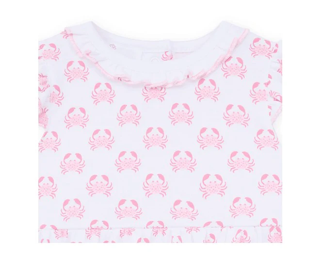 MAGNOLIA BABY Little Crawlers Print Bubble - PINK - Image 3