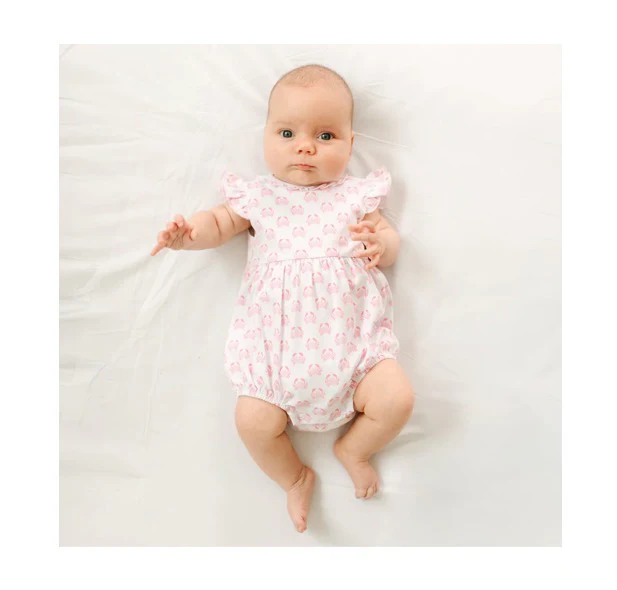 MAGNOLIA BABY Little Crawlers Print Bubble - PINK - Image 4