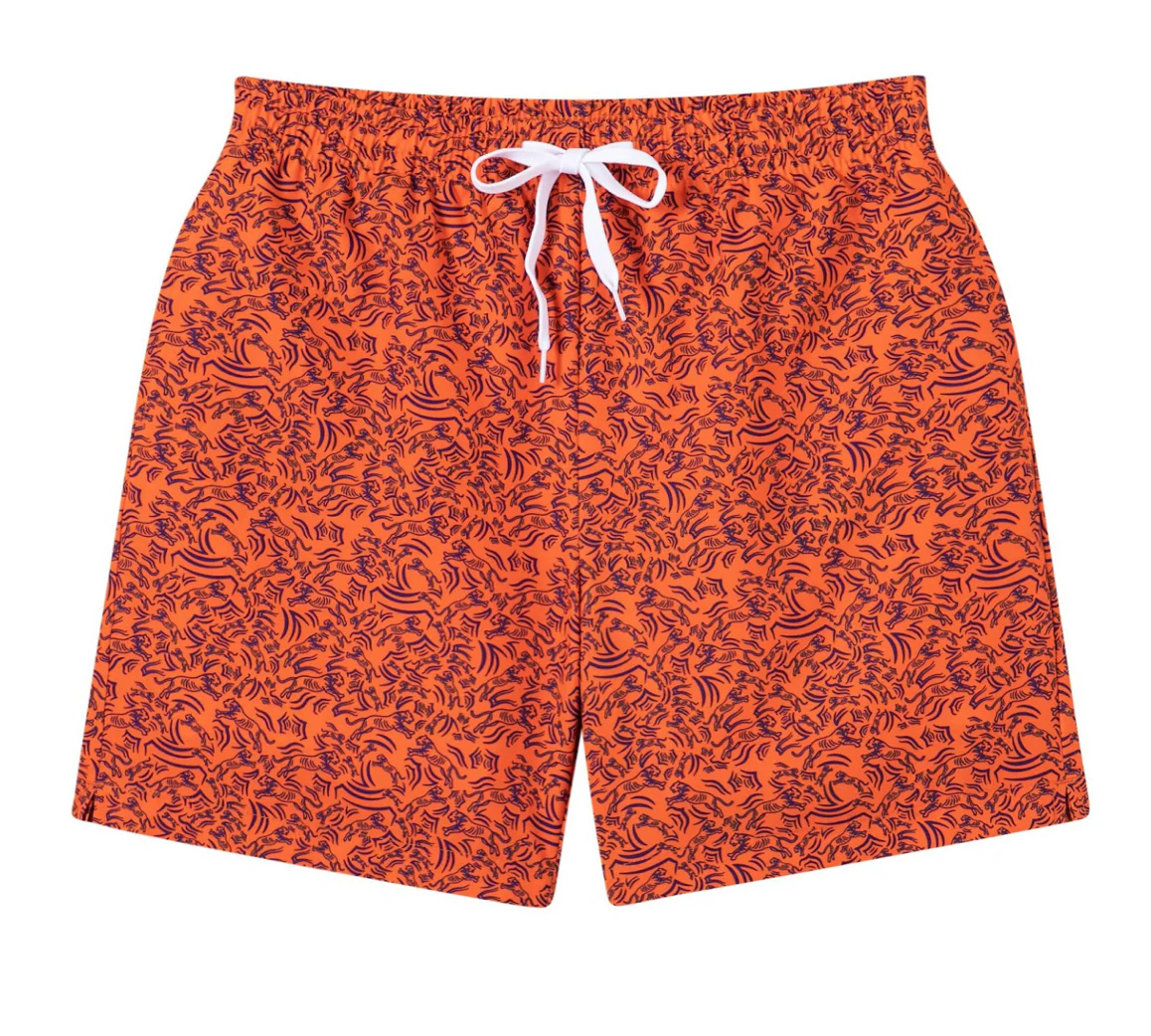 Meripex Clemson Orange/Purpe Mini Print Swim