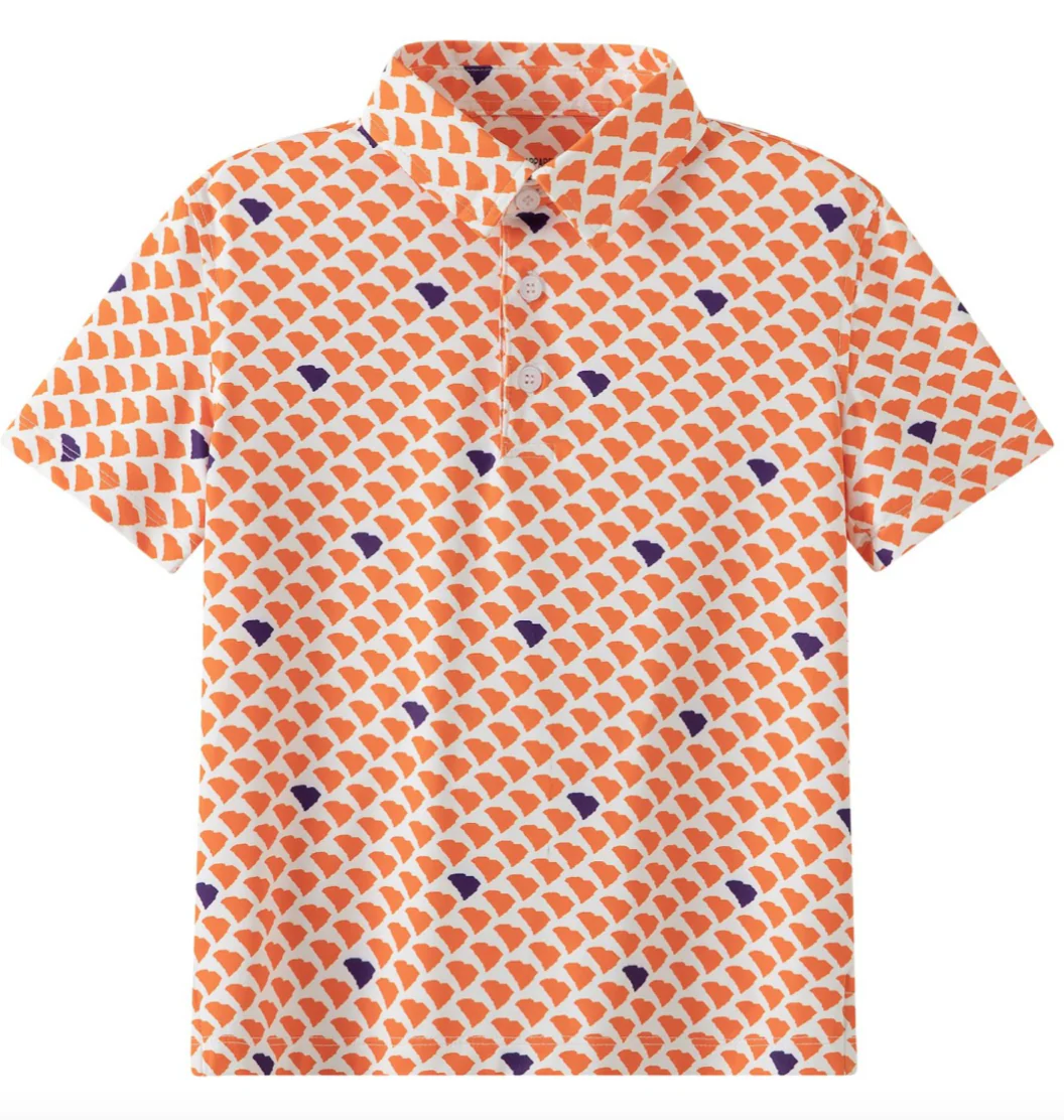 Meripex Clemson Orange/Purpe Mini South Carolina Performance Polo