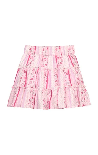 Natalie Skort - Sconset Floral Stripe