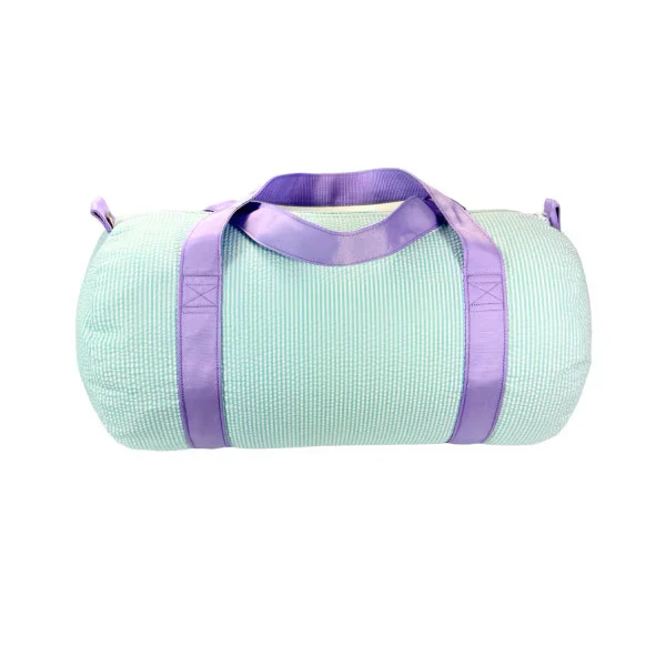 Oh! Mint Mermaid Seersucker Duffel & Traveler - Image 2
