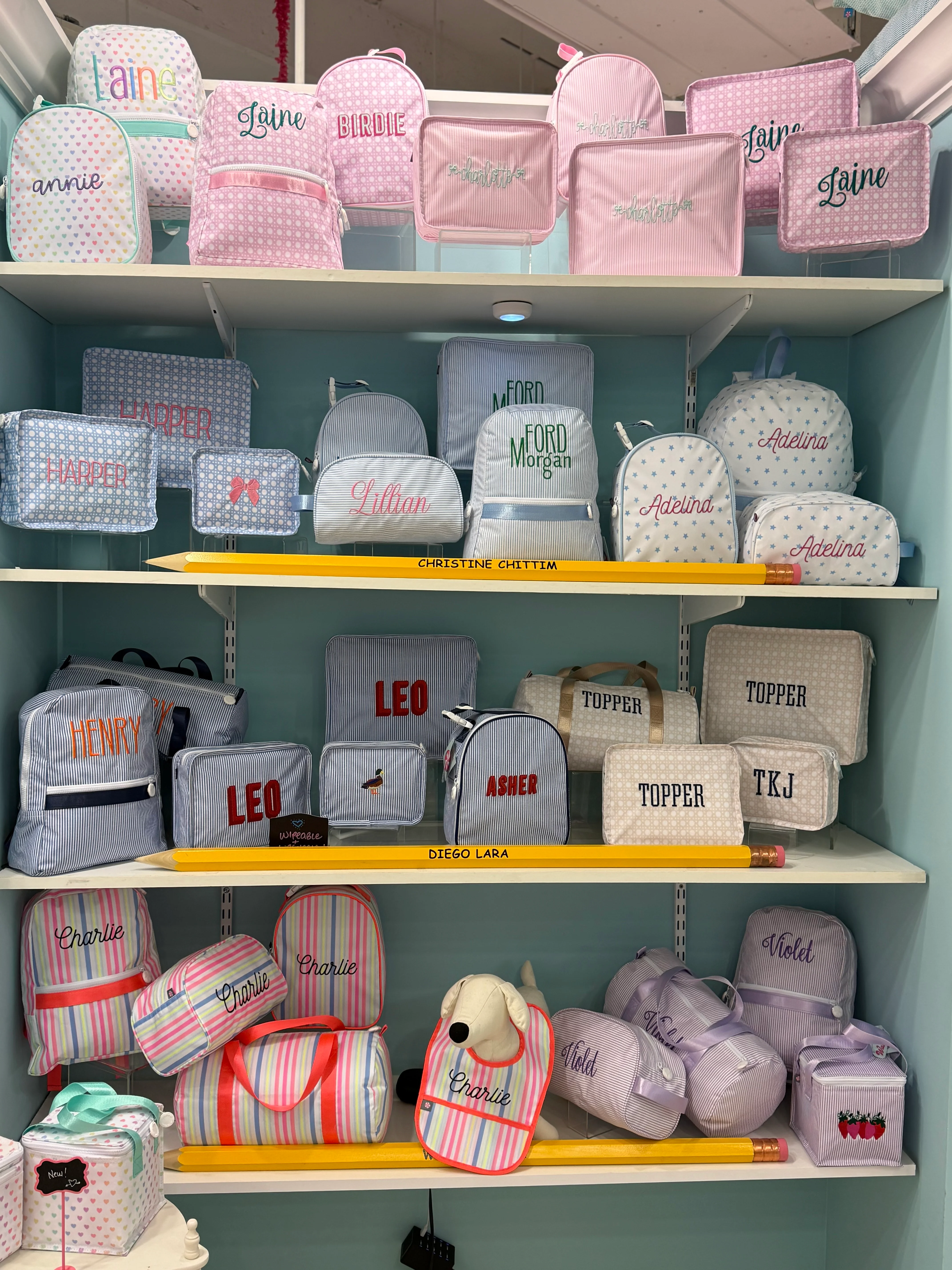 Oh! Mint Mermaid Seersucker Duffel & Traveler - Image 6