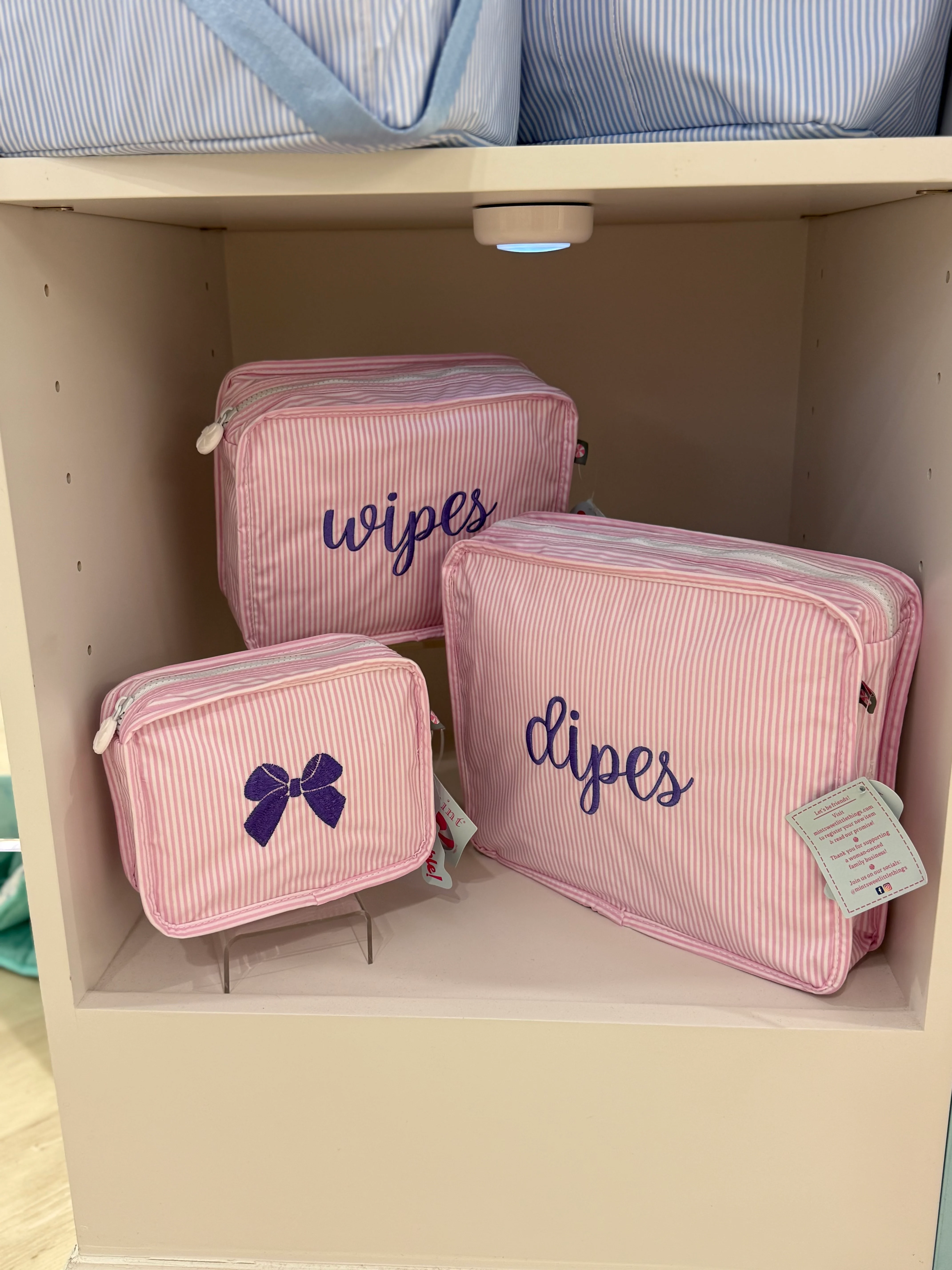 Oh! Mint Preppy Stripes Duffells, Bibs, and Totes - Image 16