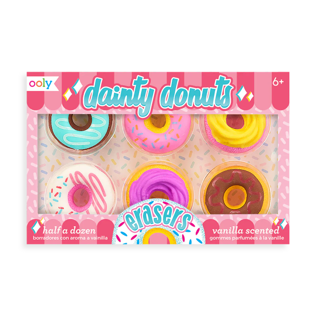 Ooly Dainty Donuts: Vanilla Scented Puzzle Erasers