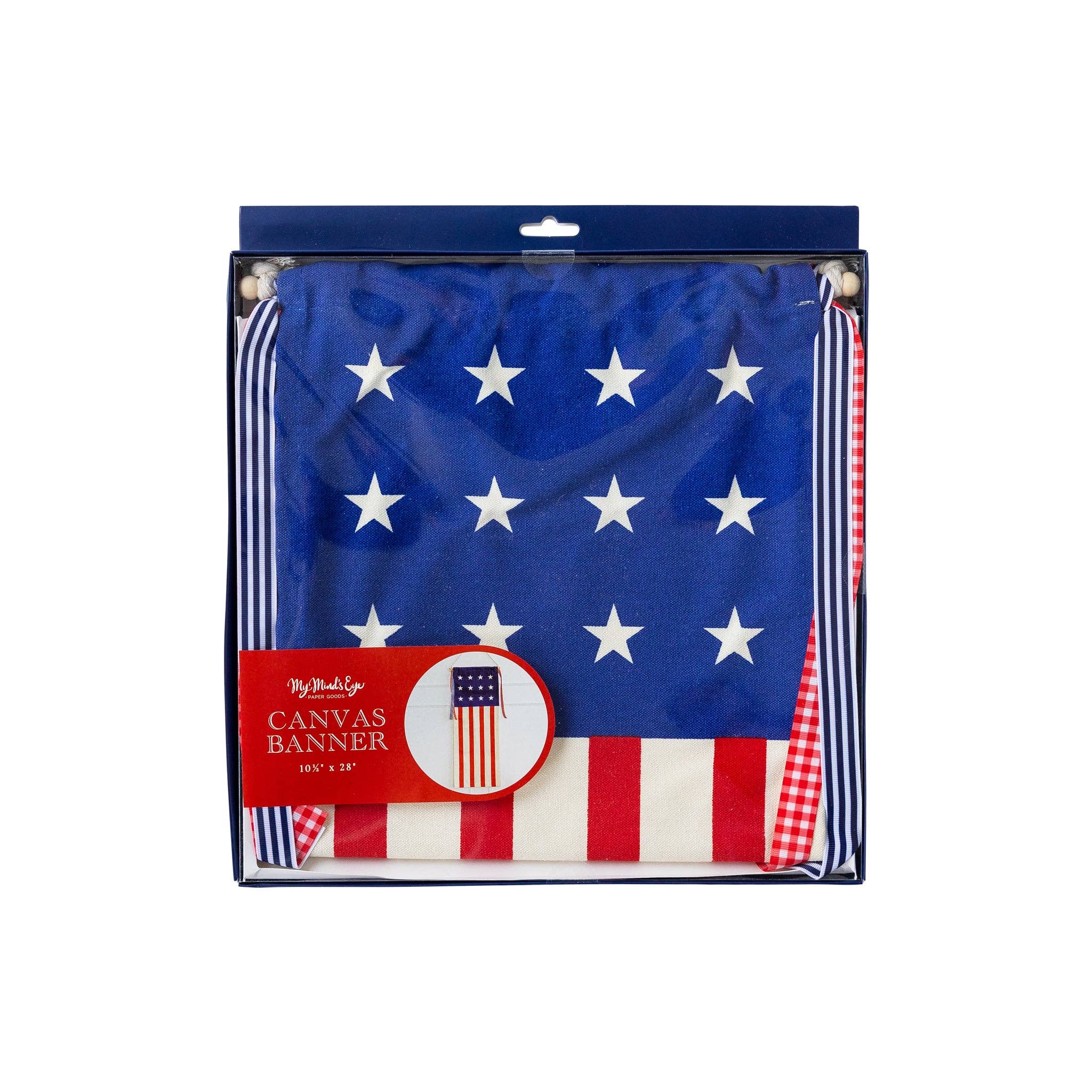 PLHB72 - USA Flag Canvas Hanging Banner
