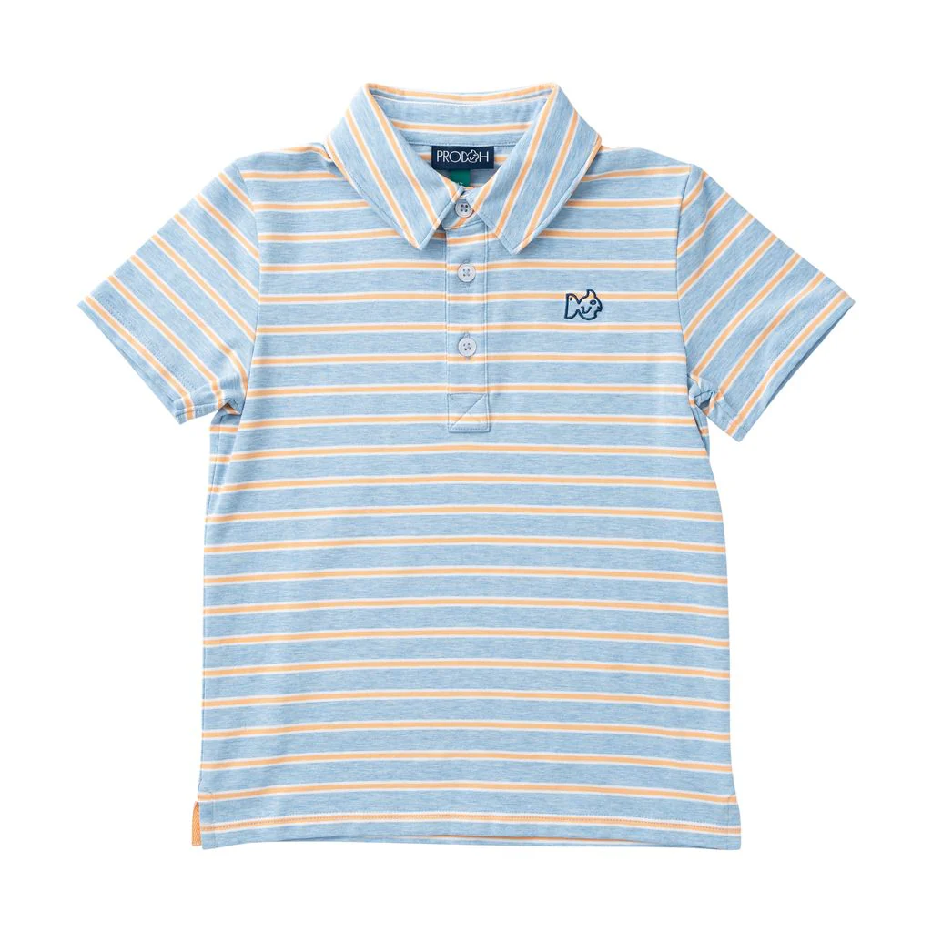 PRODOH Boys' Short Sleeve Too Cool for School Polo