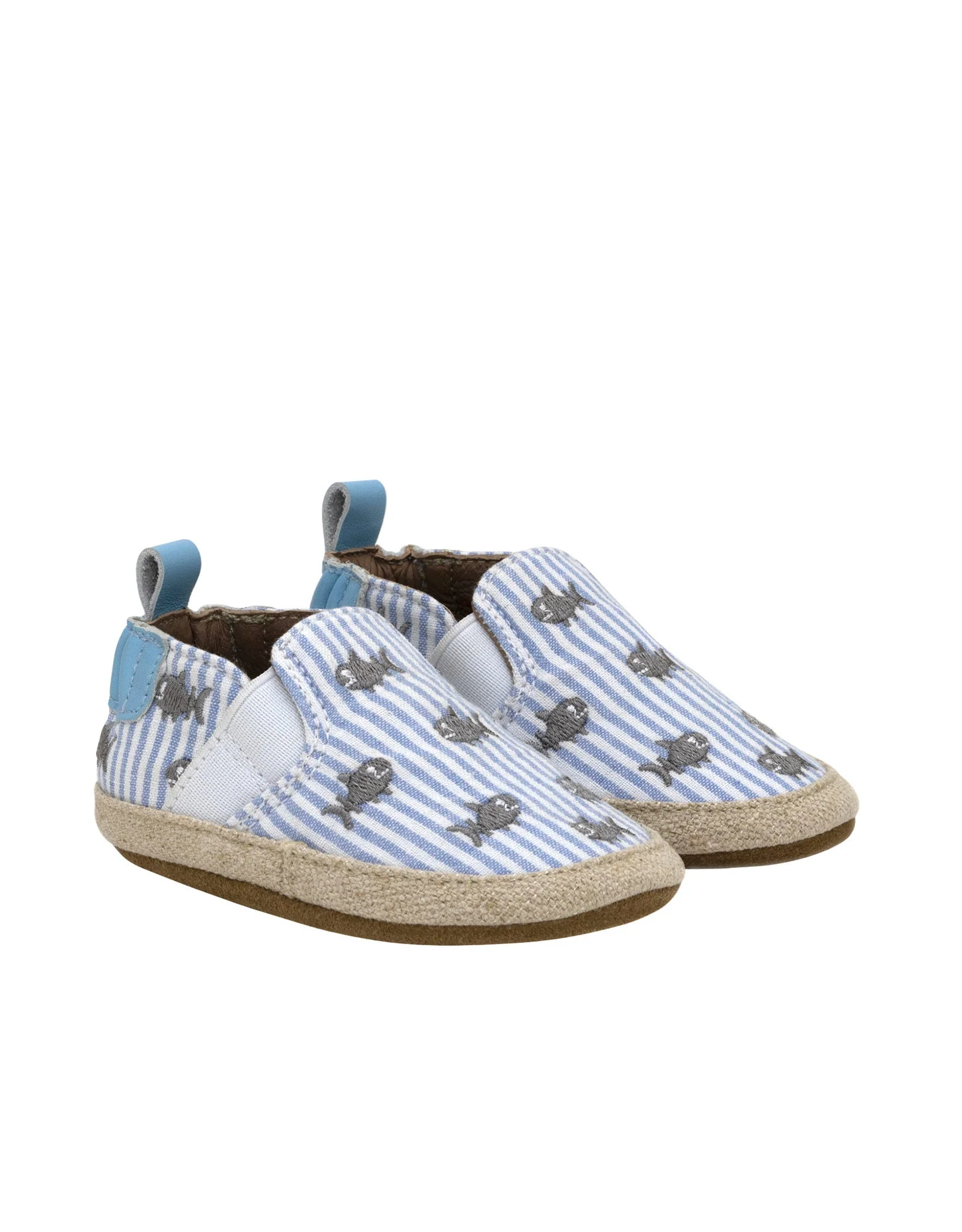 Robeez- Cove Soft Soles in Light Blue