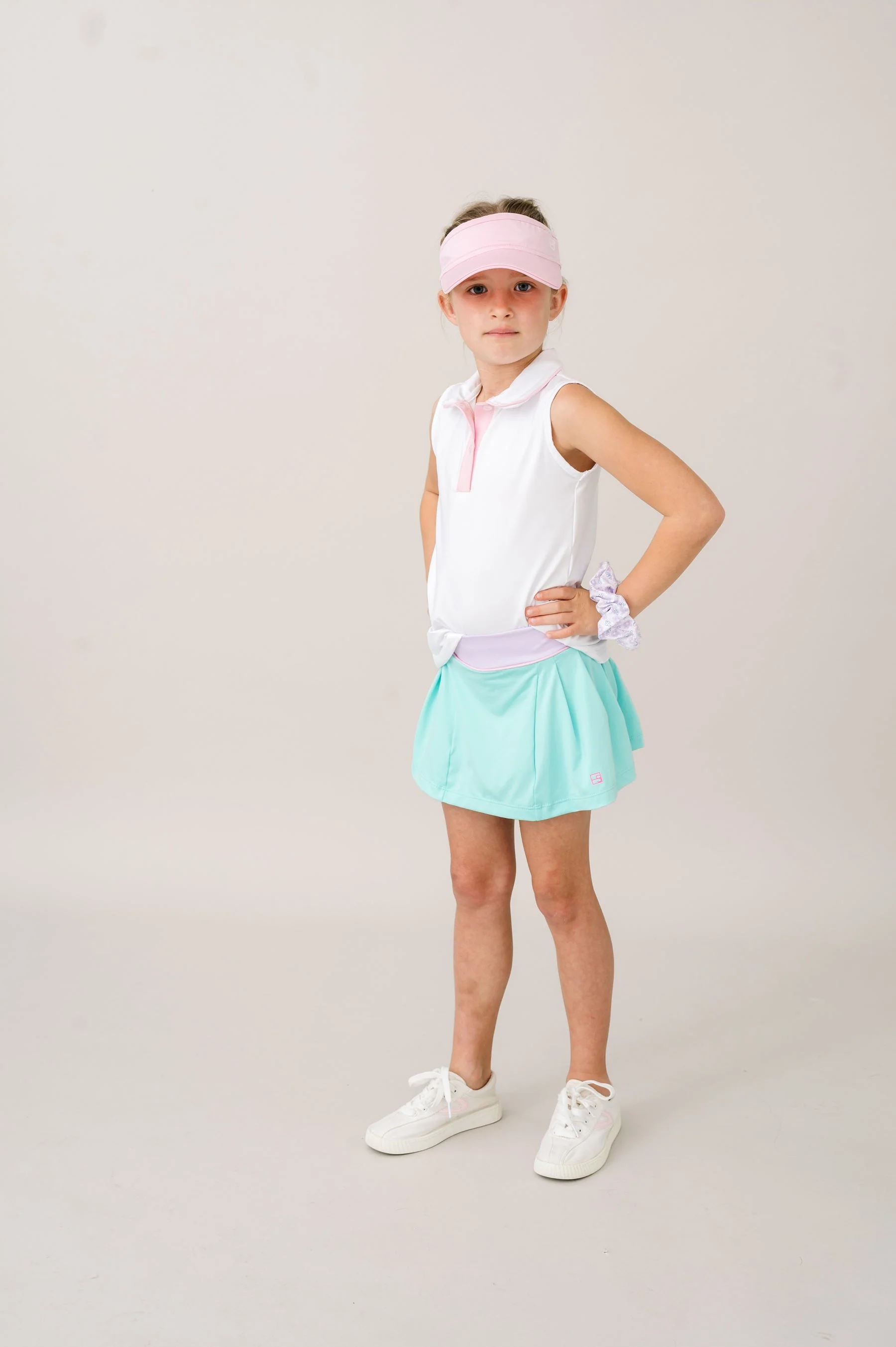 Set Athletics Gabby Tank - Pure Coconut, Cotton Candy Pink - Image 3