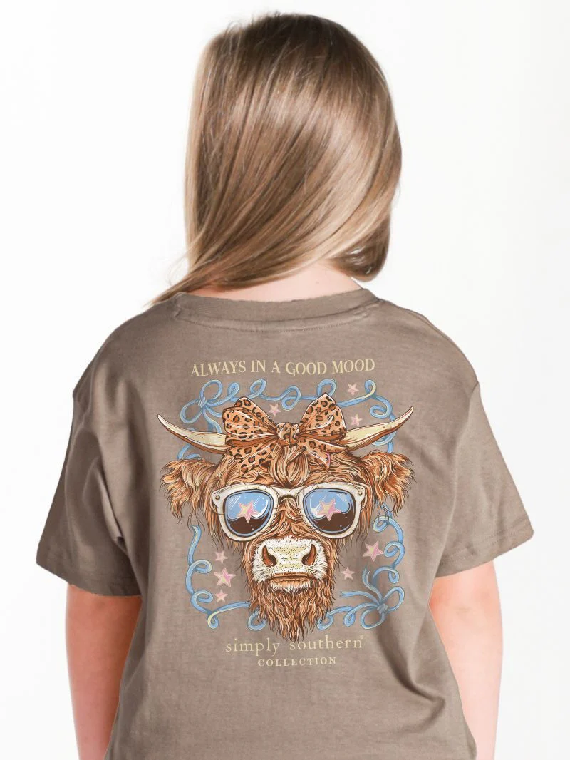 Simply Southern Girls Highland Cow T-Shirt