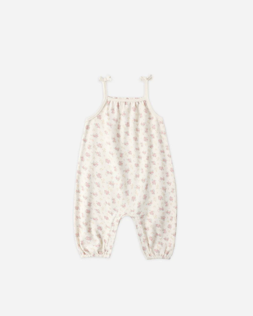 Quincy Mae Smocked Jumpsuit || Flower Field