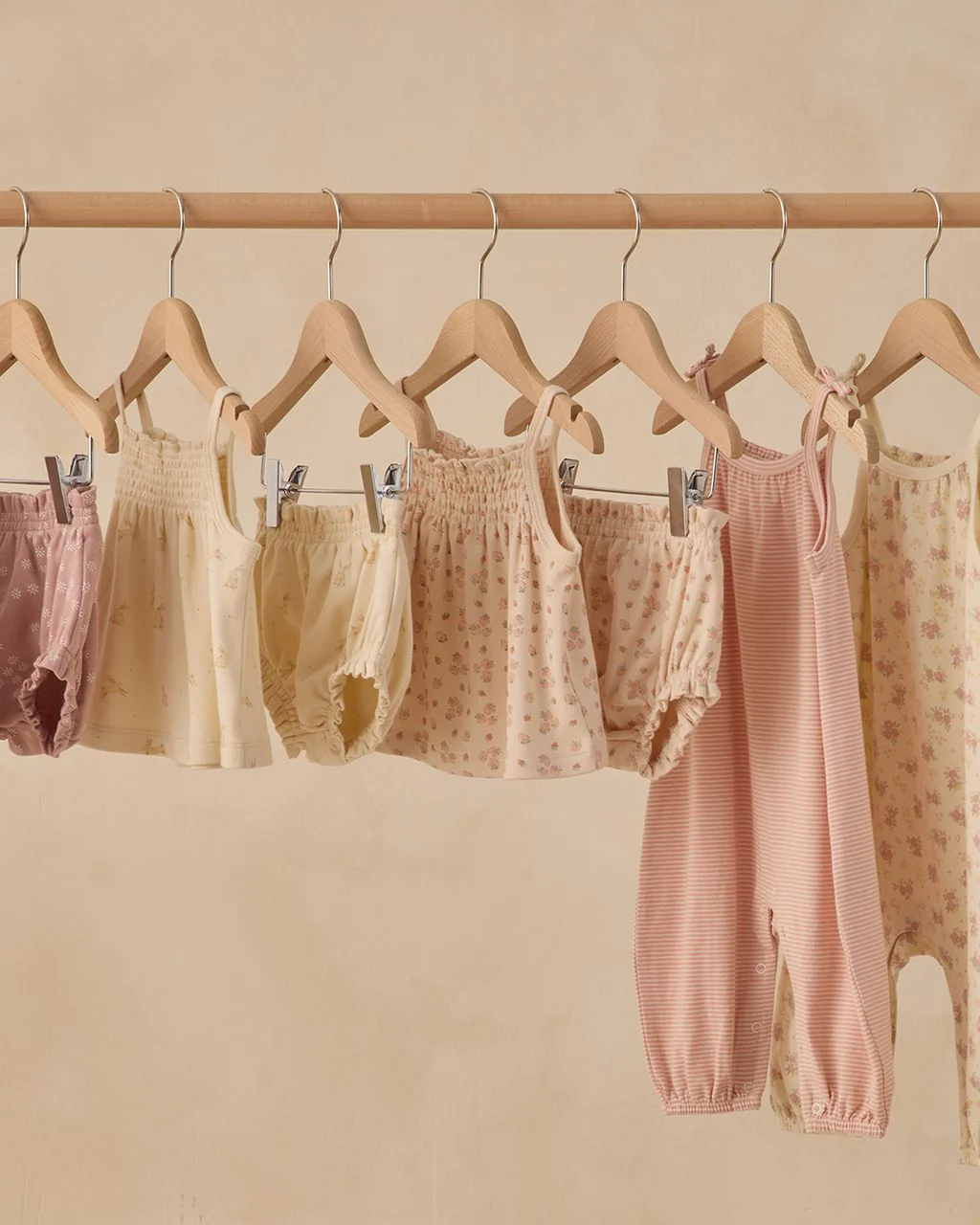 Quincy Mae Smocked Jumpsuit || Flower Field - Image 2