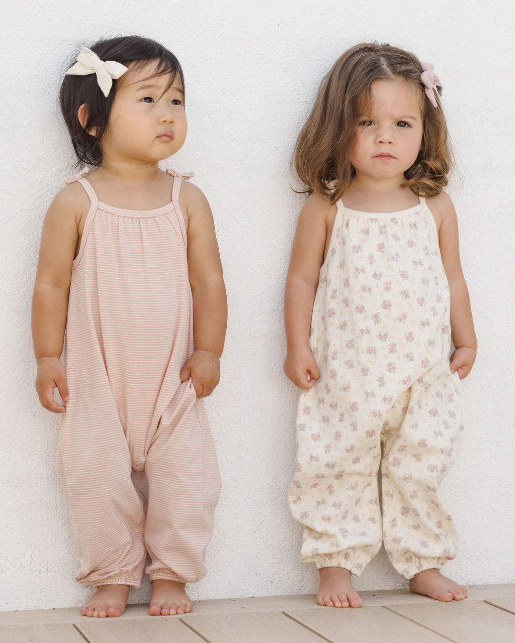 Quincy Mae Smocked Jumpsuit || Flower Field - Image 4