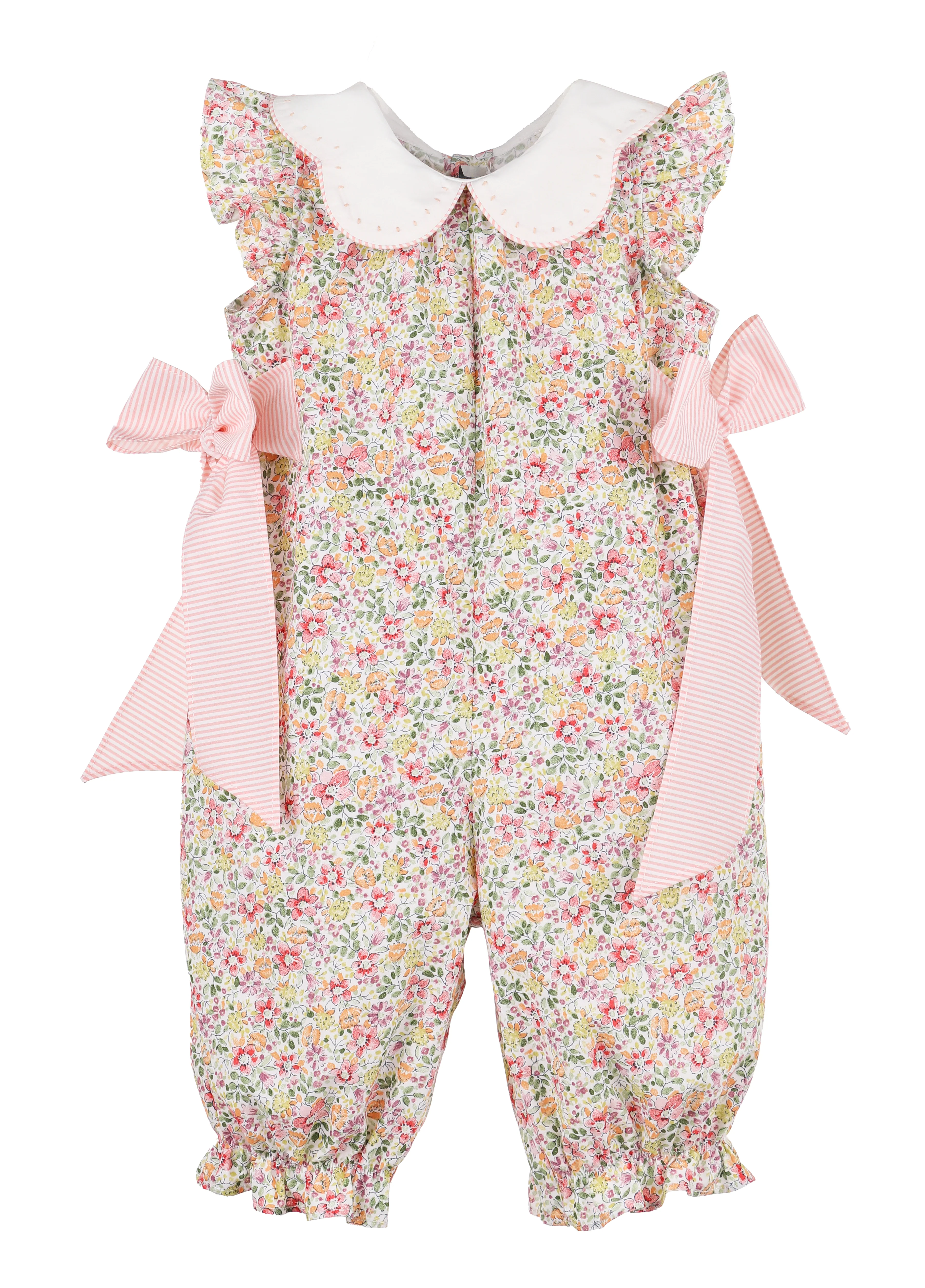 Sophie & Lucas Bloomie Bunch Playsuit, Coral
