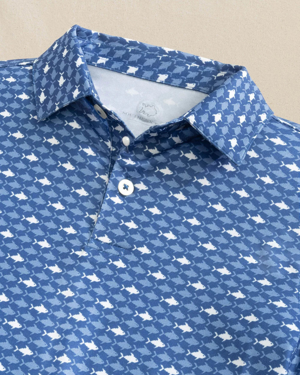 Southern Tide Boys Driver Fintastic Frenzy Performance Polo - Image 2