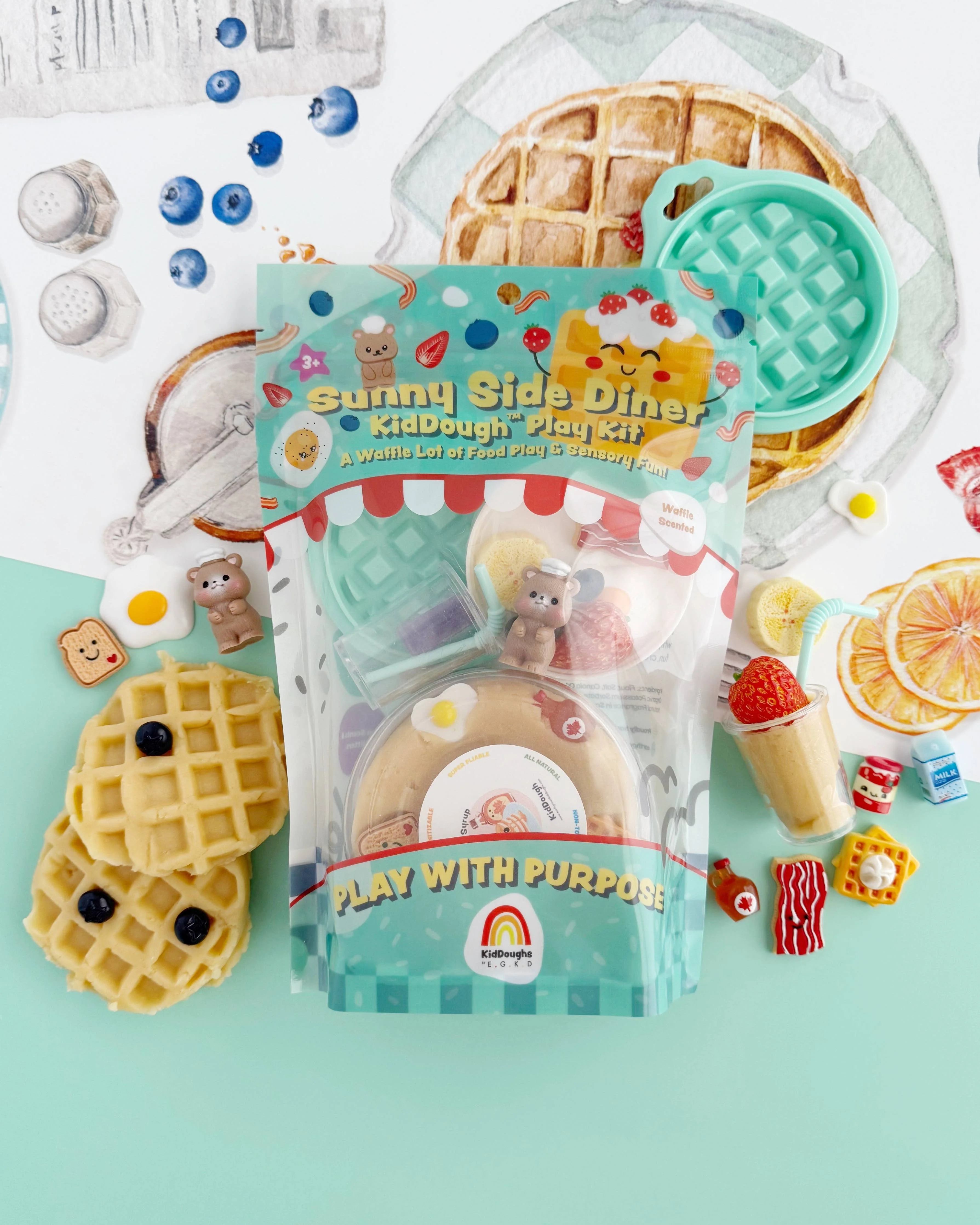 Sunny Side Diner KidDough Play Kit