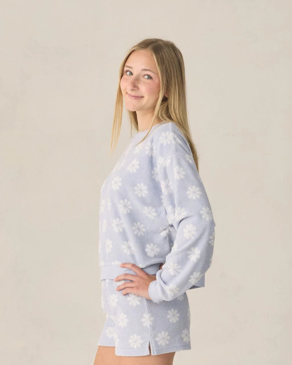RYLEE + CRU TEEN KARLI SET PERIWINKLE DAISY