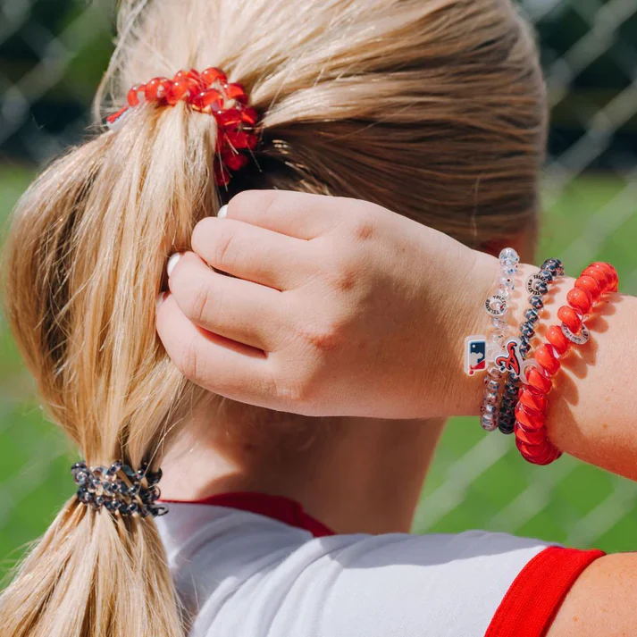 Teleties Atlanta Braves Small Hair Ties - Image 4
