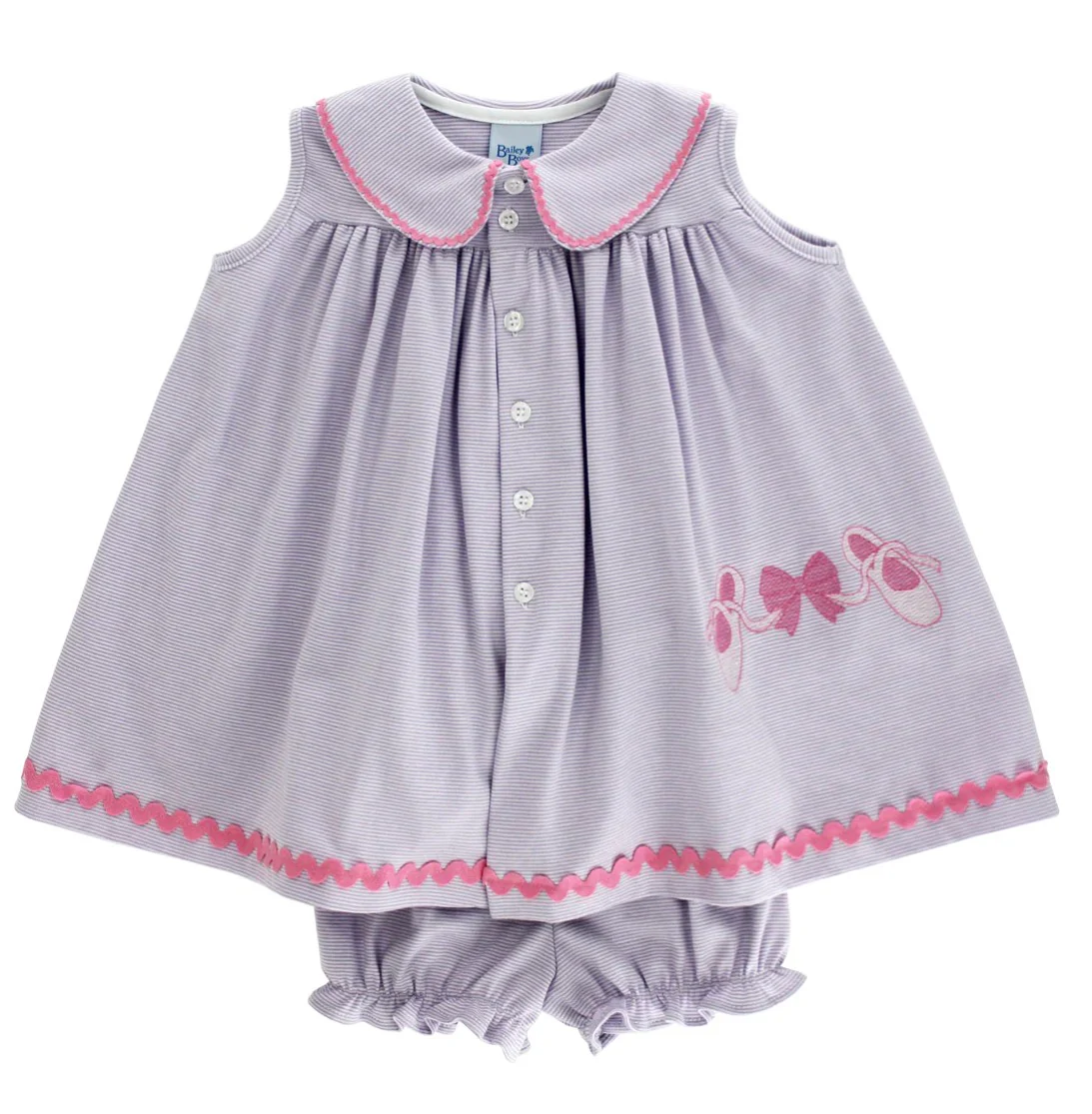 The Bailey Boys Bows & Ballet Knit Float With Bloomer