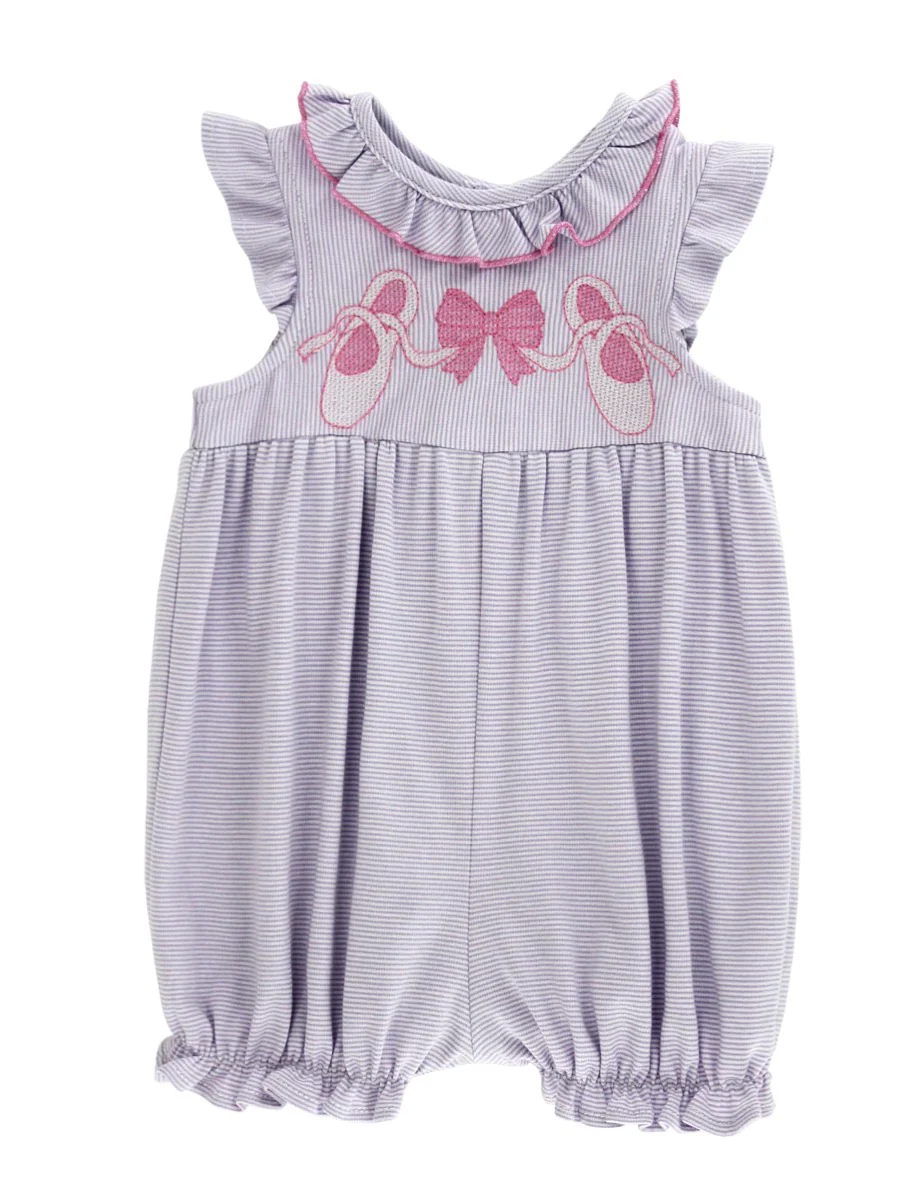 The Bailey Boys Bows & Ballet - Knit Romper Short