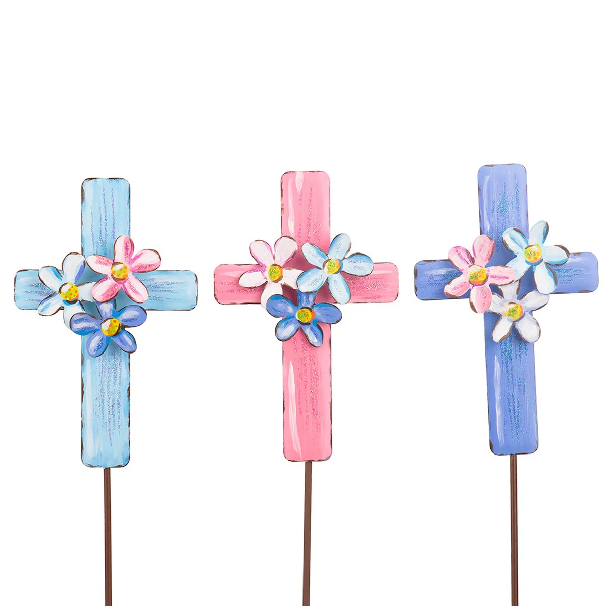 The Round Top Collection Floral Crosses